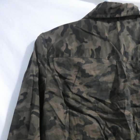 MAX | UK 14 EUR 40 | Camo / Camouflage Snap Button-Up Front Shirt | NWOT - Picture 14 of 16